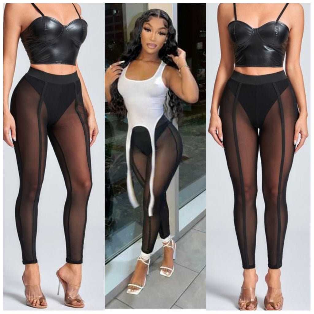 BUYISI Womens Silky See Through Leggings High Elastic Sheer Ultra-Thin  Skinny Trousers, S Nude - Walmart.com